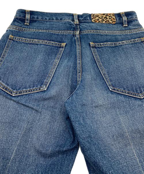 Whim Gazette（ウィムガゼット）Whim Gazette (ウィムガゼット) DENIMフリンジパンツ ブルー サイズ:38の古着・服飾アイテム