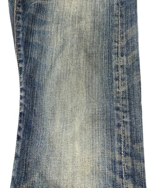 Thee Hysteric XXX（ジィ ヒステリックトリプルエックス）Thee Hysteric XXX (ジィ ヒステリックトリプルエックス) スタッズデニムパンツ　ダメージパンツ　ジーンズ　日本製 インディゴ サイズ:28inchの古着・服飾アイテム