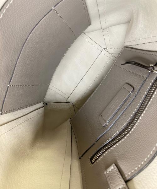 GIANNI CHIARINI（ジャンニ キアリーニ）GIANNI CHIARINI (ジャンニ キアリーニ) 2WAYショルダーバッグ　トートバッグ　ハンドバッグ　イタリア製　PIETRA-LAMB グレー PIETRA-LAMB サイズ:実寸参照の古着・服飾アイテム