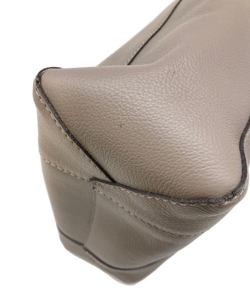 GIANNI CHIARINI（ジャンニ キアリーニ）GIANNI CHIARINI (ジャンニ キアリーニ) 2WAYショルダーバッグ　トートバッグ　ハンドバッグ　イタリア製　PIETRA-LAMB グレー PIETRA-LAMB サイズ:実寸参照の古着・服飾アイテム