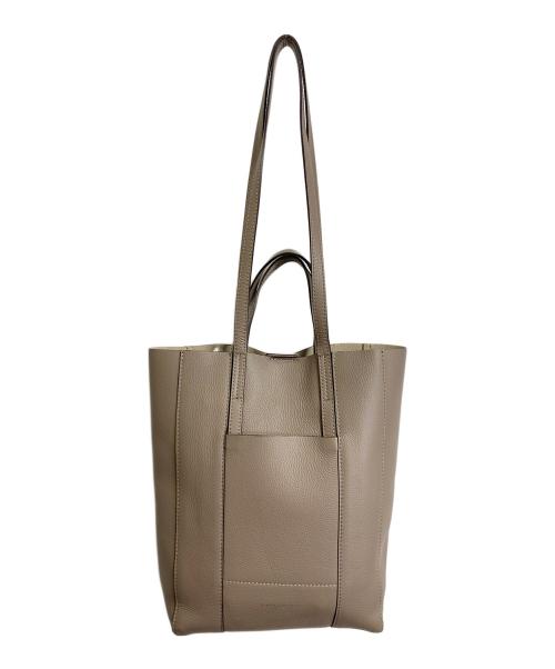 GIANNI CHIARINI（ジャンニ キアリーニ）GIANNI CHIARINI (ジャンニ キアリーニ) 2WAYショルダーバッグ　トートバッグ　ハンドバッグ　イタリア製　PIETRA-LAMB グレー PIETRA-LAMB サイズ:実寸参照の古着・服飾アイテム