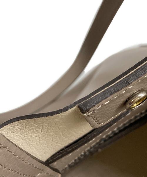 GIANNI CHIARINI（ジャンニ キアリーニ）GIANNI CHIARINI (ジャンニ キアリーニ) 2WAYショルダーバッグ　トートバッグ　ハンドバッグ　イタリア製　PIETRA-LAMB グレー PIETRA-LAMB サイズ:実寸参照の古着・服飾アイテム