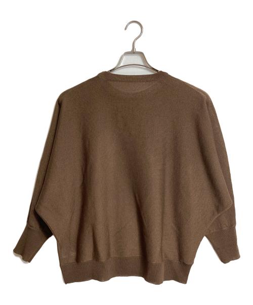 journal standard luxe（ジャーナルスタンダード ラックス）journal standard luxe (ジャーナルスタンダード ラックス) HGテンジク ドルマンプルオーバー　天竺　薄手ニット　25年モデル ブラウン サイズ:実寸参照の古着・服飾アイテム