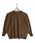 journal standard luxe（ジャーナルスタンダード ラックス）の古着「HGテンジク ドルマンプルオーバー　天竺　薄手ニット　25年モデル」｜ブラウン