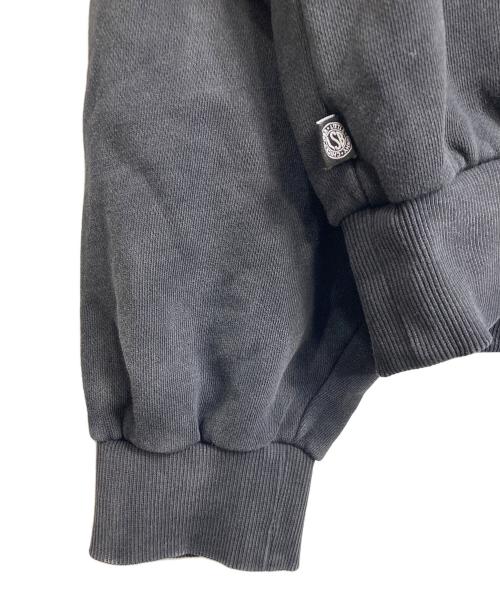 little sunny bite（リトルサニーバイト）Little sunny bite (リトルサニーバイト) グラデーション ロゴジップフーディーgradation logo zip hoodie  ジップパーカー グレー サイズ:Mの古着・服飾アイテム