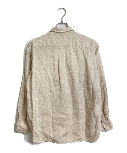 FRAMeWORK（フレームワーク）FRAMeWORK (フレームワーク) フレンチリネンレギュラーカラーシャツ ベージュ サイズ:FREEの古着・服飾アイテム