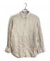 FRAMeWORK（フレームワーク）の古着「フレンチリネンレギュラーカラーシャツ」｜ベージュ