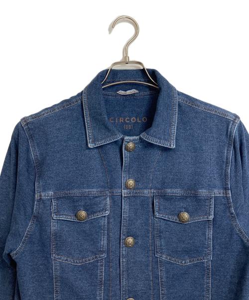 CIRCOLO 1901（チルコロ1901）Circolo 1901 (チルコロ1901) インディゴジャージ Gジャンタイプ インディゴ サイズ:Mの古着・服飾アイテム