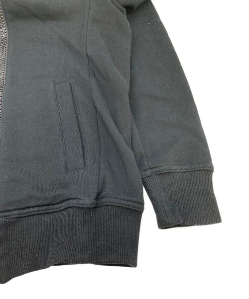 Dartin Bonaparto（ダルタン ボナパルト）Dartin Bonaparto (ダルタン ボナパルト) Spangles Swarovski Zip Parker パーカー ブラック サイズ:48の古着・服飾アイテム