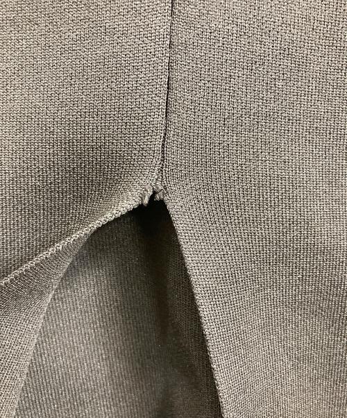 Adam et Rope（アダム エ ロペ）Adam et Rope (アダム エ ロペ) フォルムニットワンピース　長袖ワンピース　ロングワンピース　マキシワンピース ブラック サイズ:FREEの古着・服飾アイテム