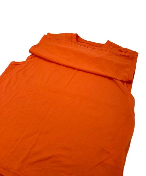 HYKE（ハイク）HYKE (ハイク) ノースリーブカットソー オレンジ サイズ:Sの古着・服飾アイテム