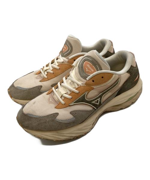 MIZUNO（ミズノ）MIZUNO (ミズノ) WAVE RIDER B ベージュ サイズ:UK9の古着・服飾アイテム