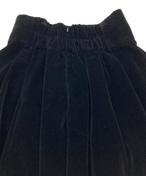 JENNE（ジェンヌ）JENNE (ジェンヌ) BB.ベロアバルーンスカート　ロングスカート ブラック サイズ:Mの古着・服飾アイテム