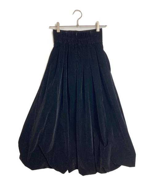 JENNE（ジェンヌ）JENNE (ジェンヌ) BB.ベロアバルーンスカート　ロングスカート ブラック サイズ:Mの古着・服飾アイテム