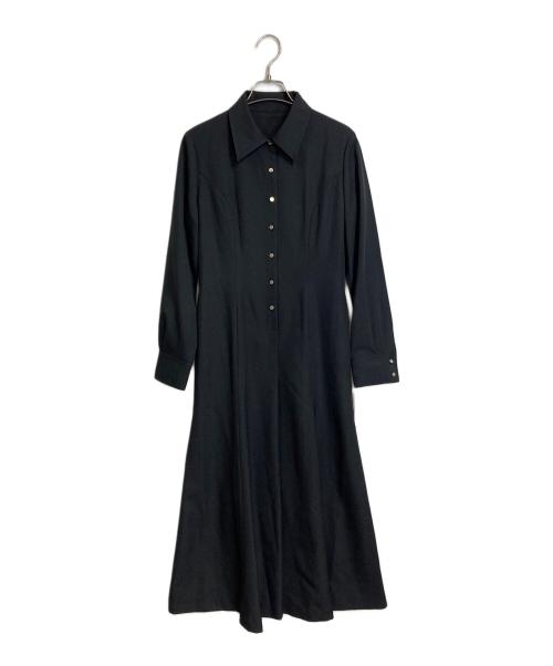 JENNE（ジェンヌ）JENNE (ジェンヌ) シャツワンピース ブラック サイズ:Mの古着・服飾アイテム