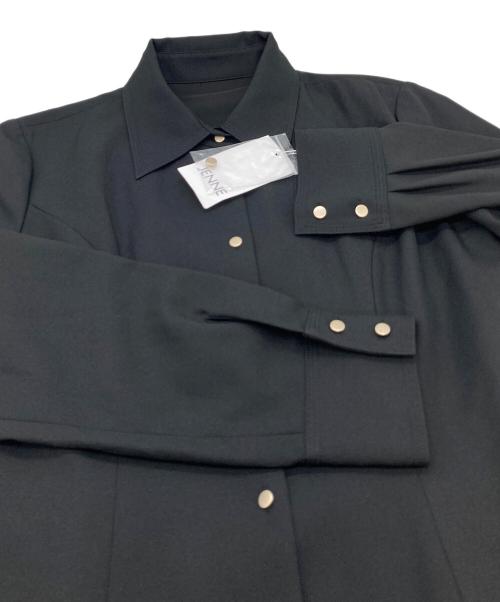 JENNE（ジェンヌ）JENNE (ジェンヌ) シャツワンピース ブラック サイズ:Mの古着・服飾アイテム