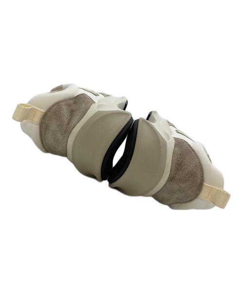 TORY BURCH（トリーバーチ）TORY BURCH (トリーバーチ) GOOD LUCK TRAINER グッド ラック トレーナー ロゴスニーカー ホワイト×ベージュ サイズ:US5.5の古着・服飾アイテム