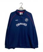 adidas×ORCHARD STREET×New England Revolutionアディダス×オーチャードストリート×ニューイングランドレボリューション）の古着「ゲームシャツ トラックシャツ」｜ネイビー