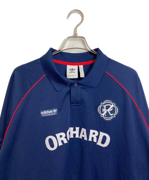 adidas（アディダス）adidas (アディダス) ORCHARD STREET (オーチャードストリート) New England Revolution (ニューイングランドレボリューション) ゲームシャツ トラックシャツ ネイビー サイズ:3XLの古着・服飾アイテム