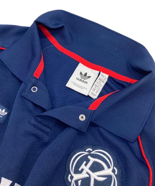 adidas（アディダス）adidas (アディダス) ORCHARD STREET (オーチャードストリート) New England Revolution (ニューイングランドレボリューション) ゲームシャツ トラックシャツ ネイビー サイズ:3XLの古着・服飾アイテム