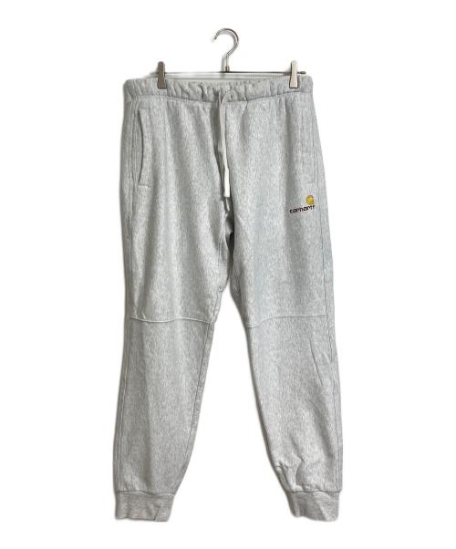 CarHartt（カーハート）CarHartt (カーハート) スウェットパンツ AMERICAN SCRIPT JOGGING PANT グレー Ash Heather サイズ:Mの古着・服飾アイテム