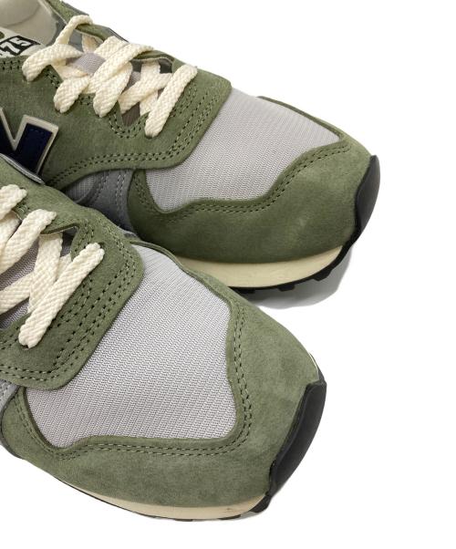 NEW BALANCE（ニューバランス）NEW BALANCE (ニューバランス) スニーカー オリーブ サイズ:US9.5  Dワイドの古着・服飾アイテム