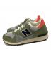 NEW BALANCE (ニューバランス) スニーカー オリーブ サイズ:US9.5  Dワイド：10000円