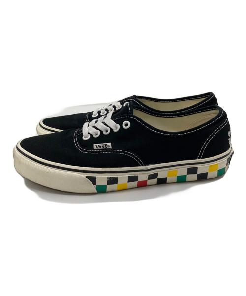 VANS（バンズ）VANS (バンズ) WACKO MARIA (ワコマリア) GUILTY PARTIES刺繍スニーカー ブラック ラスタ サイズ:UK8の古着・服飾アイテム