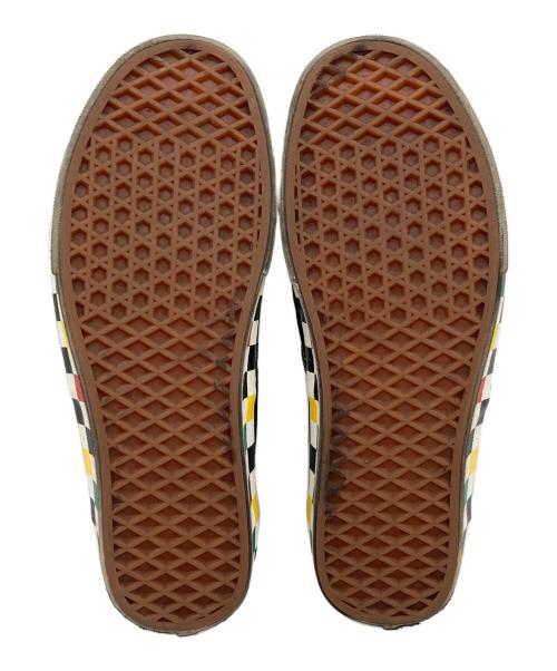 VANS（バンズ）VANS (バンズ) WACKO MARIA (ワコマリア) GUILTY PARTIES刺繍スニーカー ブラック ラスタ サイズ:UK8の古着・服飾アイテム