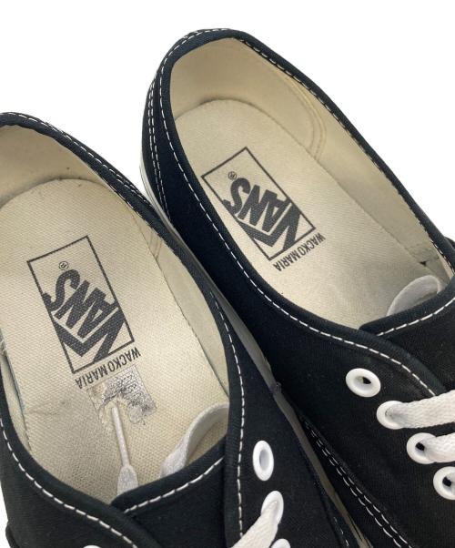 VANS（バンズ）VANS (バンズ) WACKO MARIA (ワコマリア) GUILTY PARTIES刺繍スニーカー ブラック ラスタ サイズ:UK8の古着・服飾アイテム