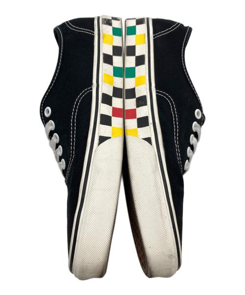 VANS（バンズ）VANS (バンズ) WACKO MARIA (ワコマリア) GUILTY PARTIES刺繍スニーカー ブラック ラスタ サイズ:UK8の古着・服飾アイテム