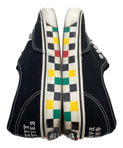 VANS（バンズ）VANS (バンズ) WACKO MARIA (ワコマリア) GUILTY PARTIES刺繍スニーカー ブラック ラスタ サイズ:UK8の古着・服飾アイテム