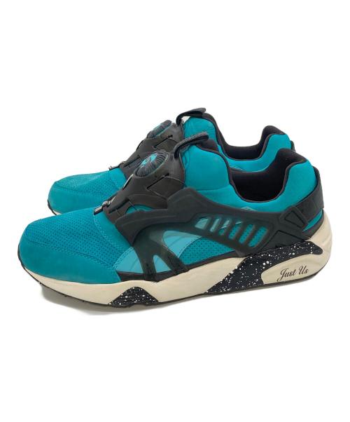 PUMA（プーマ）PUMA (プーマ) Ronnie Fieg (ロニー・フィグ) スニーカー　	Rf リスト コーブ スノー ホワイト ブルーバード レイブン KITH スカイブルー サイズ:UK11の古着・服飾アイテム