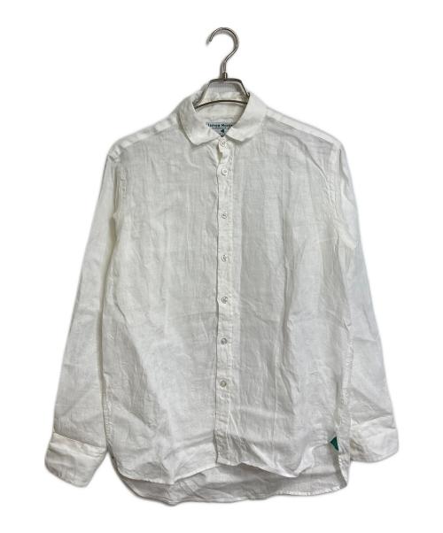 James Mortimer（ジェームス・モルティマー）James Mortimer (ジェームス・モルティマー) リネンシャツ ホワイト サイズ:38の古着・服飾アイテム
