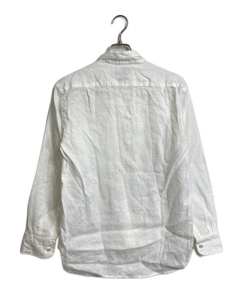 James Mortimer（ジェームス・モルティマー）James Mortimer (ジェームス・モルティマー) リネンシャツ ホワイト サイズ:38の古着・服飾アイテム