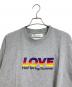 DAIRIKU (ダイリク) LOVE刺繍 ダメージカットソー ロンT グレー サイズ:FREE：11000円