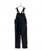 French Armyフランス軍）の古着「【古着】ブラックモールスキン オーバーオール　 BREVETE SGDGバックル使用 PROPHETEジップ」｜ブラック