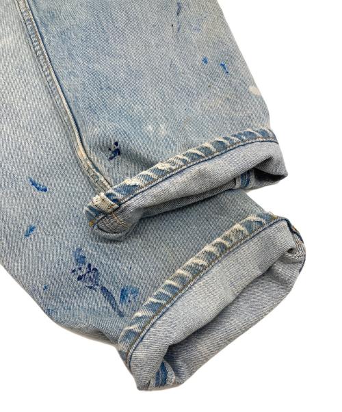 LEVI'S（リーバイス）LEVI'S (リーバイス) 【古着】501XX ペイントデニムパンツ　ブリーチデニムパンツ　USA製 スカイブルー サイズ:32×33の古着・服飾アイテム