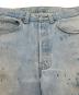 LEVI'S (リーバイス) 【古着】501XX ペイントデニムパンツ　ブリーチデニムパンツ　USA製 スカイブルー サイズ:32×33：4000円