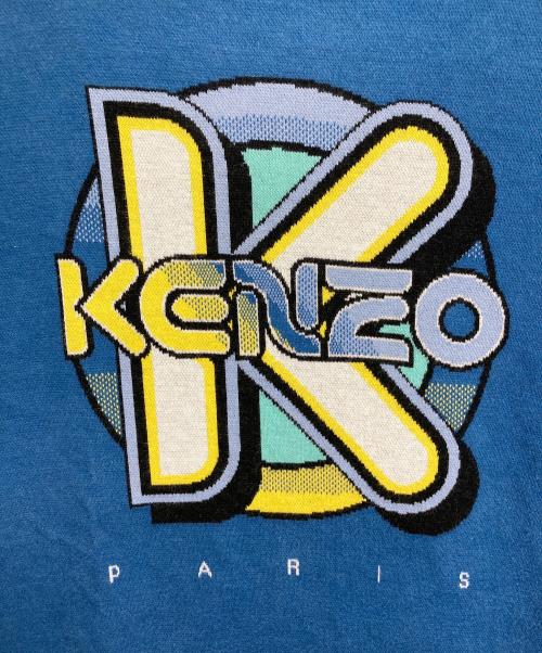 KENZO（ケンゾー）KENZO (ケンゾー) Wetsuit Oversize Sweatshirt ブルー　イエロー Duck Blue サイズ:XLの古着・服飾アイテム