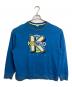 KENZO（ケンゾー）の古着「Wetsuit Oversize Sweatshirt ブルー　イエロー」｜Duck Blue