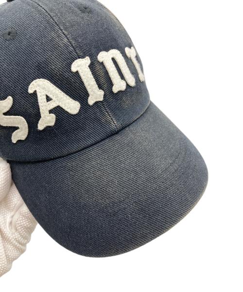 SAINT MICHAEL（セントマイケル）SAINT MICHAEL (セントマイケル) 6PANEL CAP 25SS ヴィンテージ加工 サイズ:OSの古着・服飾アイテム