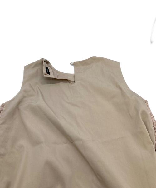 anuans（アニュアンス）anuans (アニュアンス) サイドレースワンピース ベージュ サイズ:FREEの古着・服飾アイテム