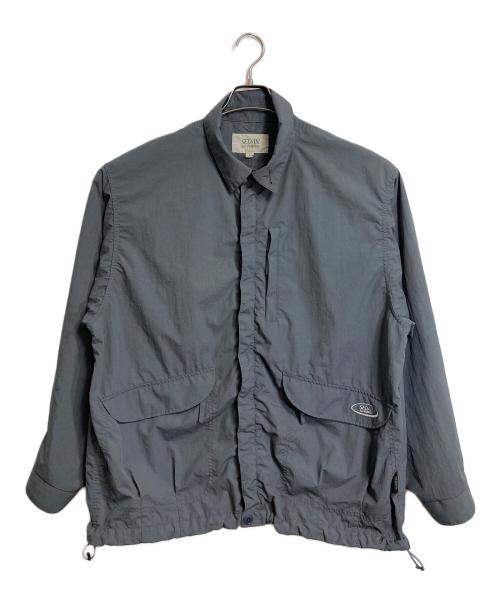 SEDAN ALL-PURPOSE（セダンオールパーパス）SEDAN ALL-PURPOSE (セダンオールパーパス) Big Light Jacket  ビッグライトジャケット　ナイロンジャケット　アウター　ライトアウター グレー サイズ:Lの古着・服飾アイテム