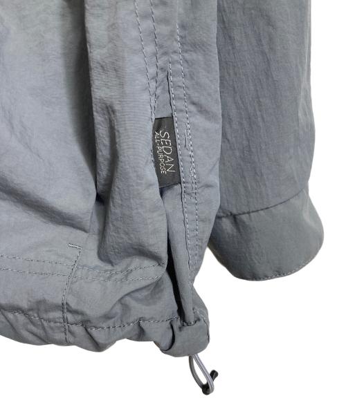 SEDAN ALL-PURPOSE（セダンオールパーパス）SEDAN ALL-PURPOSE (セダンオールパーパス) Big Light Jacket  ビッグライトジャケット　ナイロンジャケット　アウター　ライトアウター グレー サイズ:Lの古着・服飾アイテム