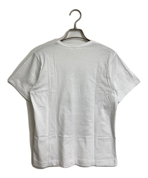 COMME des GARCONS（コムデギャルソン）COMME des GARCONS (コムデギャルソン) プリントTシャツ　ロゴTシャツ　半袖　S/S TEE 日本製 ホワイト サイズ:Mの古着・服飾アイテム