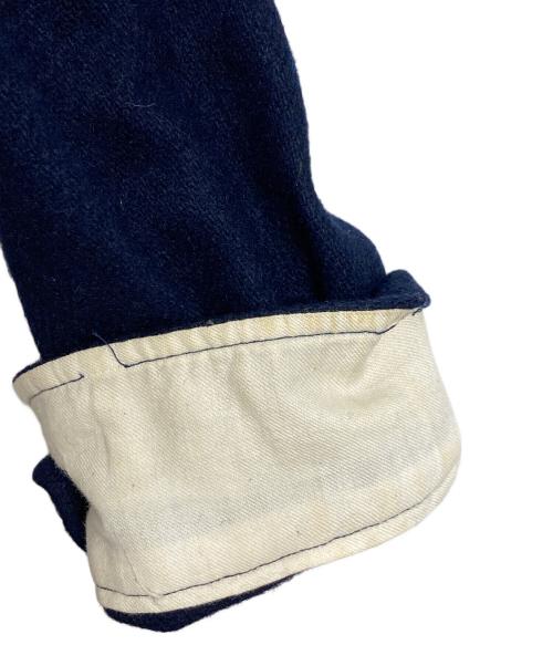 WACKO MARIA（ワコマリア）WACKO MARIA (ワコマリア) GUILTY PARTIES刺繍ウールシャツ　長袖シャツ　日本製 ネイビー サイズ:Lの古着・服飾アイテム