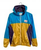 WACKO MARIAワコマリア）の古着「ナイロンパーカー　ナイロンジャケット　アウター　ライトアウター　日本製　旧タグ」｜ブルー×イエロー