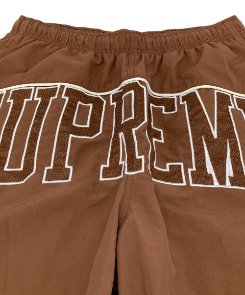 SUPREME（シュプリーム）Supreme (シュプリーム) 22SS アーチロゴ ウォーターショーツ Arc Water Short  ショートパンツ　ハーフパンツ　ナイロンパンツ ブラウン サイズ:Mの古着・服飾アイテム