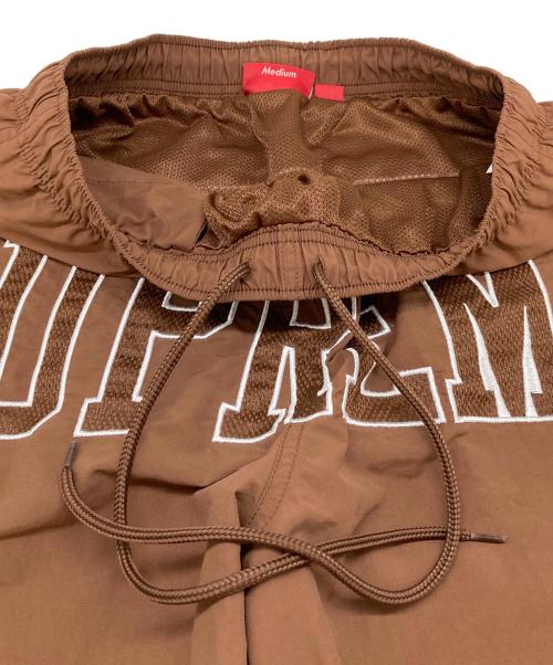 SUPREME（シュプリーム）Supreme (シュプリーム) 22SS アーチロゴ ウォーターショーツ Arc Water Short  ショートパンツ　ハーフパンツ　ナイロンパンツ ブラウン サイズ:Mの古着・服飾アイテム